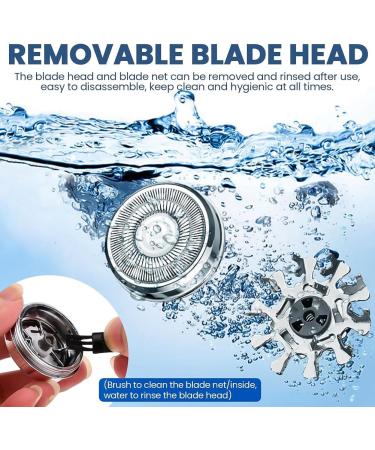 Mini Travel Electric Shaver - Portable Rechargeable Razor for Wet & Dry Use | Lightweight Pocket Size with Battery Display - Perfect for Teens & Business | Gradient Blue - Buy Online on GoSupps.com
