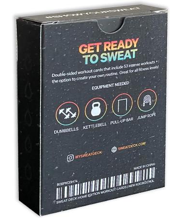 Sweat Deck Home Edition: Fun & Effective Workout Cards - Buy Online on GoSupps.com