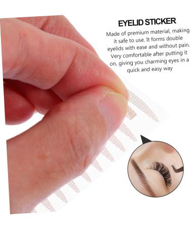 Housoutil 25 Sheets Double Eyelid Sticker Single Sided Eyelid Tape Lace Eyelid Tape Mesh Eyelid Tape Eye Lifting Stickers Natural Eyelid Invisible Tape Breathable Eyelid Tape Eye Use Tool - Buy Online on GoSupps.com