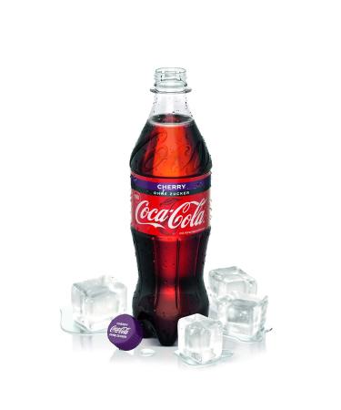 Coca-Cola Zero Sugar Caffeine-Free Soft Drink & Cherry Bundle - 12 x 500ml | No Sugar Refreshment - Buy Online on GoSupps.com