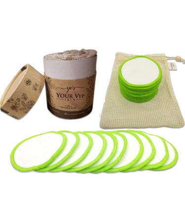 Your VIP Skin - Sliming Pads Washable (20 pieces) reusable cotton pads licking pads washable organic slurry pads washable bamboo slurry pads reusable organic bamboo cotton