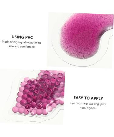 Ipetboom 3-Pack Beauty Gel Ice Bags for Swollen Eyes | Under Eye Cooling Pads | Hot & Cold Compress | Skin Care | 9.8x9.5cm | Purple - Buy Online on GoSupps.com
