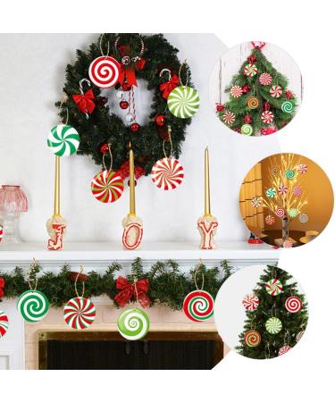 Alipis 32pcs Christmas Hanging Candy Christmas Tree Ornaments Lollipop Pendants - Buy Online on GoSupps.com