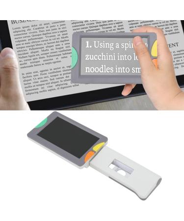 Portable Video Magnifier 2X To 32X Zoom 4.3Inch with Foldable Handle Digital Reading Magnifier 26 Color Modes Electronic Video Magnifier for Reading Books Style 4 - Buy Online on GoSupps.com