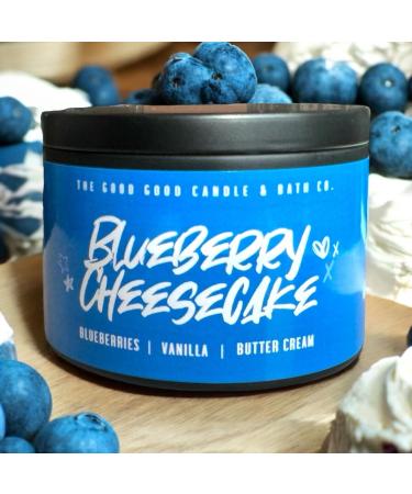 Blueberry Cheesecake Soy Candle - 6oz | The Good Good Candle & Bath Co. | Premium Scented Soy Candles for International Shipping - Buy Online on GoSupps.com