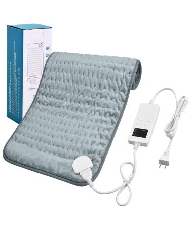 Electrical heating cushion with automatic shutdown fast heating technology and overheating protection 6 temperature levels safe heating pillows with 4 types of timer (40 * 76 cm) 40 * 76 cm