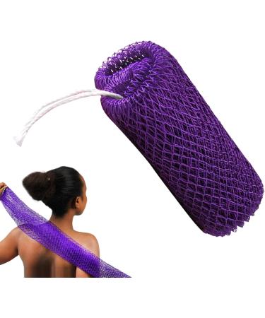 African skin smoothing peeling deep cleansing bath massage for arms legs feet neck and back daily care travel gym bathroom Lilac - Buy Online on GoSupps.com