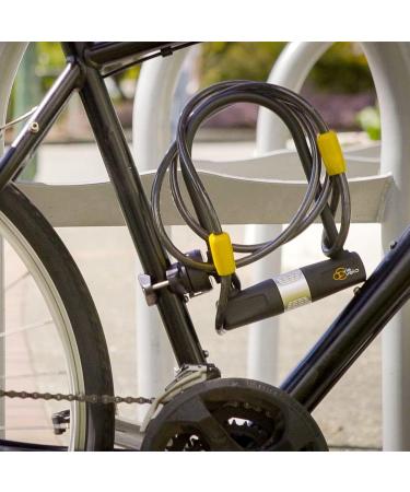 Via Velo 2 Bicycle U-Lock Set - Heavy Duty 14mm Shackle and 10mm x 1.8m Cable - Same Key System - Ideal for Road, Mountain, Folding Bike - 2 Pack - Buy Online on GoSupps.com