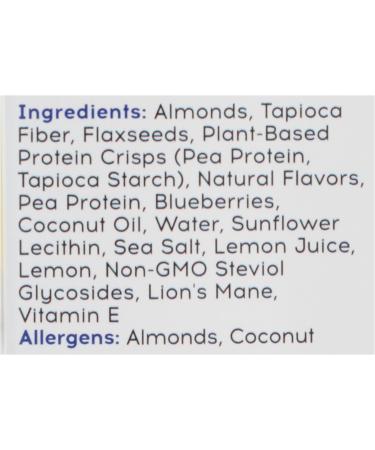 Buy IQBAR Lemon Blueberry Keto Bars - Vegan Low Sugar 12 Pack | Healthy Snack | International Shipping - Buy Online on GoSupps.com