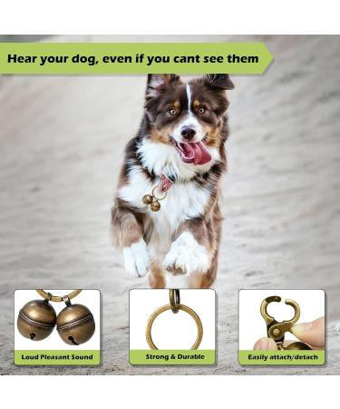 Cat & Dog Collar Bell Pack of 2 | Extra Pet Bell for Tracking & Wildlife Safety | Durable Iron Split Ring & Clip - Silver - Buy Online on GoSupps.com