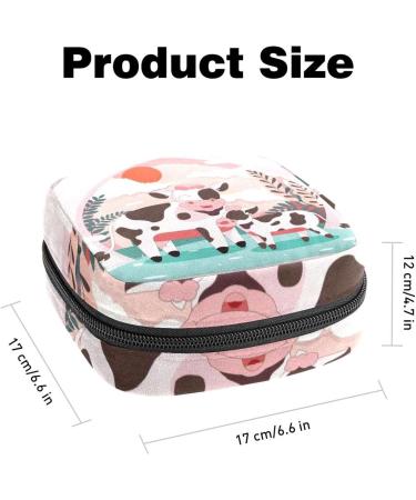 Buy Women's Bonds Storage Pockets Stillpad Keeper - Cow Pattern Portable Period Kit Bag | Feminine Product Bag for Girls - Buy Online on GoSupps.com