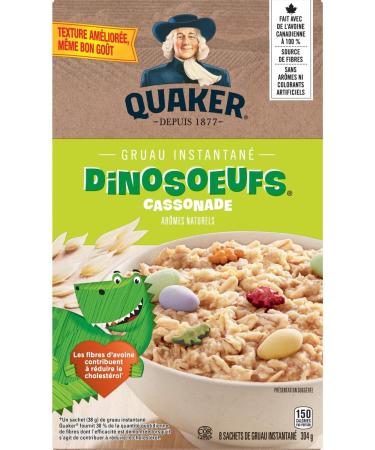 Quaker Dino Eggs Instant Oatmeal 8 Packets 304g Dino Eggs 304 g (Pack of 1) - Buy Online on GoSupps.com