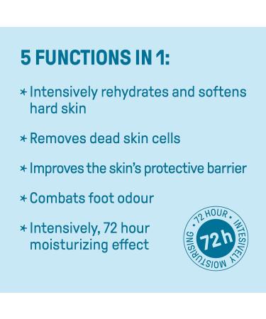 CCS All In One Foot Cream 100ml - Foot Pro Cream for Cracked Heels, Dry Skin & Calluses - Moisturizing Formula for Very Dry Feet - Buy Online on GoSupps.com