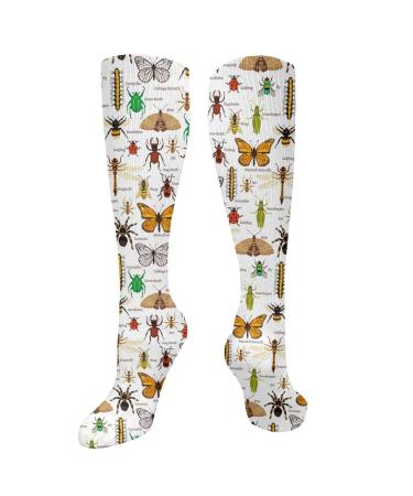 Insect compression socks for women and men with a circulation of 15-20 mmHg are the best support for sporty running and cycling