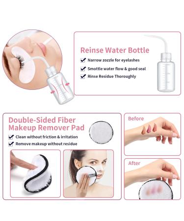 150ml Eyelash Extension Cleanser Kit | Kioooki Lash Shampoo with USB Mini Fan Brush & Makeup Remover Pad - Portable & Efficient Care for Lash Extensions - Buy Online on GoSupps.com