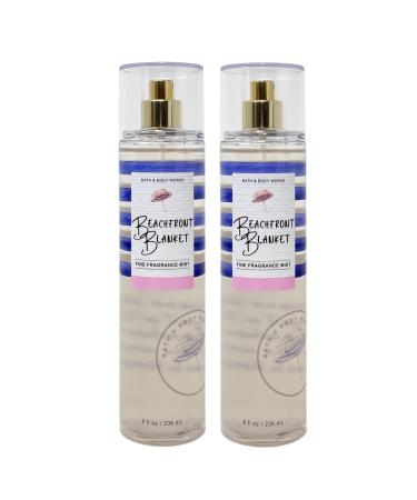 Bath & Body Works Beachfront Blanket 2 Pack Fine Fragrance Mist Set - Full Size