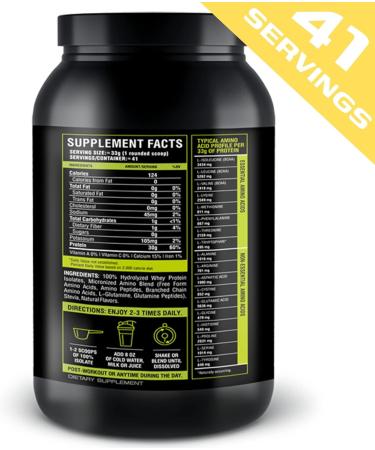 MUSCLE FOOD LABS MFL 100% Isolate Protein l 30g of Protein l BCAAs l Keto Friendly l Low Carbs l Gluten Free l 3 lbs. (Vanilla Bean) - Buy Online on GoSupps.com