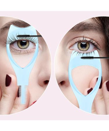 WLLHYF Mascara Shield Guard | Eyelash Applicator & Separator Tool for Makeup | Lash Comb Helper for Clean & Defined Lashes | Available in Blue, Pink, Green - Buy Online on GoSupps.com