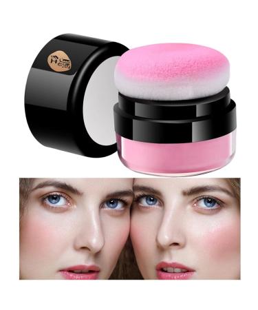 Linsition Powder Blush - Air Cushion Blush Loose Powder Blush | Oil Control Blush for Natural Makeup Most Skin Tones Fine Powder and