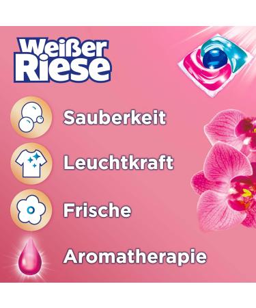 White Giant Color Trio Caps - Aromatherapy Floral Detergent for 80 Washes | Orchid Intensive Fragrance (1 Pack) - Buy Online on GoSupps.com