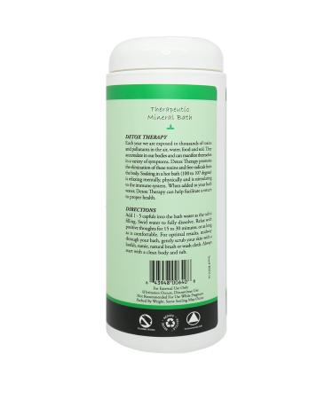 Plantlife Detox Therapy Bath Salts - Natural Aromatherapy for Balance, Calm, and Tension Release - 16 oz, Made in California - Buy Online on GoSupps.com