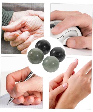 Doitool Hand 2 Set Black Marbles Stress Balls for Adults - Massage Devices & Healthcare Balls - Buy Online on GoSupps.com