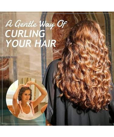 Heatless Curlers Headband Heatless Curls No Heat Wave Hair Curlers Styling Tools for Long Medium Hair Hair Curlers Make Hair Soft and Shiny(Yellow) - Buy Online on GoSupps.com