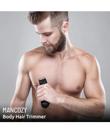Mancozy Electric Body Hair Trimmer for Men Groin Hair Trimmer Hair Clippers Lightweight Male Lawn Mower-Waterproof Rechargeable Standing Recharge Dock - Buy Online on GoSupps.com