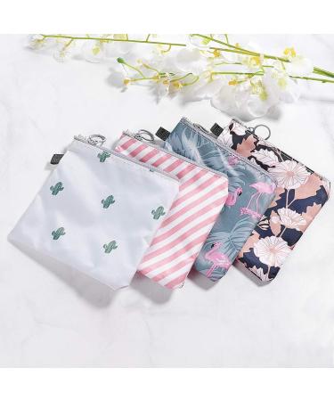 Artibetter Menstrual Cup and Nursing Pad Pouch Set - 4 Pack Cotton Bag for Sanitary Napkins, Women and Girls - Buy Online on GoSupps.com