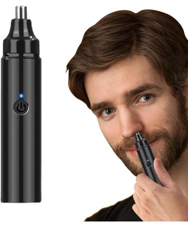 Rechargeable Nose Hair Remover Trimmer - Painless Dual Edge 360 Facial Hair Clipper for Men & Women | Clean Boost Technology - Buy Online on GoSupps.com