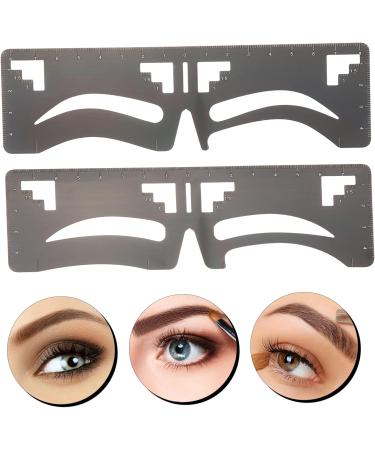 LALAFINA 8 Pcs Eyebrow Ruler Stencil Eyebrow Makeup Tool Molds Brow Template Artifact Eyebrow Trimming - Buy Online on GoSupps.com