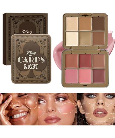 Cream Concealer Palette - 12 Contouring Colors in Face Palette Cream Contouring | Recommended Use: To create a natural base makeup look adding dimension to - Buy Online on GoSupps.com