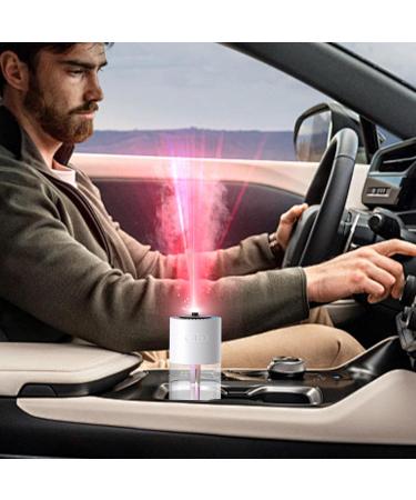 Desktop Humidifier 280ml Personal Humidifier Travel Facial Mister | Two Spray Modes Personal Desktop Humidifier with Starry Projector Rechargeable Cool Mist Sprayer for Home Car Travel White - Buy Online on GoSupps.com