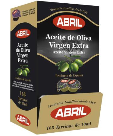 Abril Tarrines single-dose extra virgin olive oil ABRIL 168 jars of 10 ml.