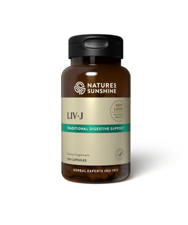 Nature's Sunshine LIV-J 100 Capsules | Herbal Blend Supports Digestion by Nourishing the Liver and Spleen and May Help to Cleanse the Digestive System