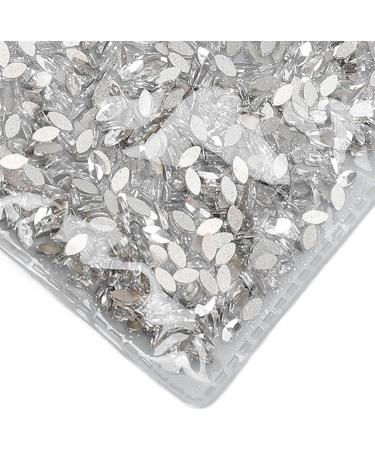 Flatback Rhinestones Sparkling Portable Nail Art Rhinestones for Clothes Manicure with Unique Shapes High Durability ABS Material for DIY Beauty Nail Art - Buy Online on GoSupps.com