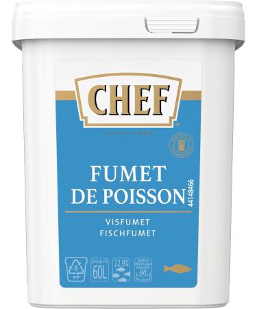 CHEF Dehydrated Fish Smoke Sauces Fish Smoke 900 g Box for 36 L to 60 L of Fumet - Buy Online on GoSupps.com