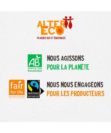 ALTER ECO - Dark Chocolate Bar - Intense Tasting - Organic & Fair Trade - Rich And Fruity - 100g - Buy Online on GoSupps.com