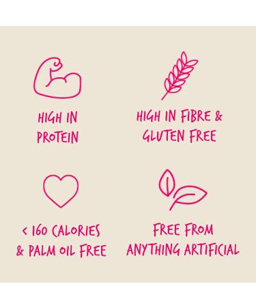 Bounce Plant Protein Maple Pecan & Cashew Nut Butter Filled Balls - 12 Count (420g) | Vegan Protein Snack - Buy Online on GoSupps.com