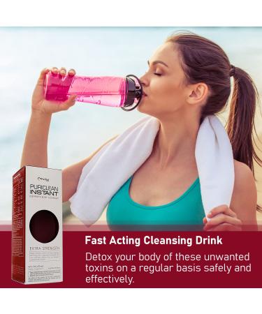 Puriclean 16oz Instant Acting Detox Liquid - Same Day Extra Strength Cleanse - Fast Flush Cleansing - Fruit Punch Flavor - Buy Online on GoSupps.com