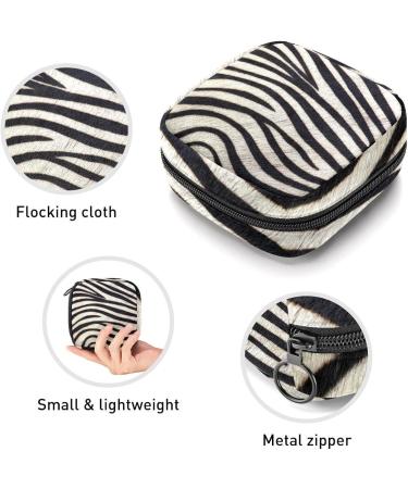GIAPB Zebra Print Period Bag | Sanitary Napkin & Makeup Storage Pouch Color4127 - Buy Online on GoSupps.com