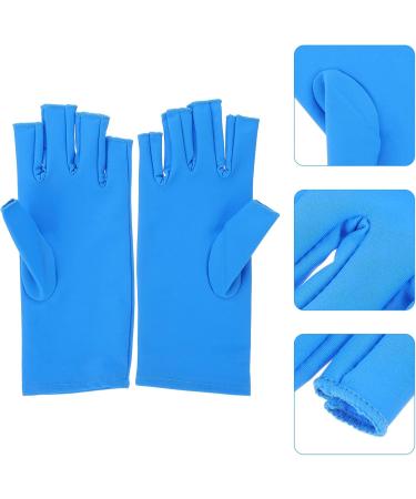 Beaupretty Nail Tool 1pair Mittens Nail Led Sun Hands Salon Fingerless Home Blue Anti- Shield Hand For Dryer - resistant Shop Protector Gloves Care Drying from Manicures Lamp Fingerless Mittens - Buy Online on GoSupps.com