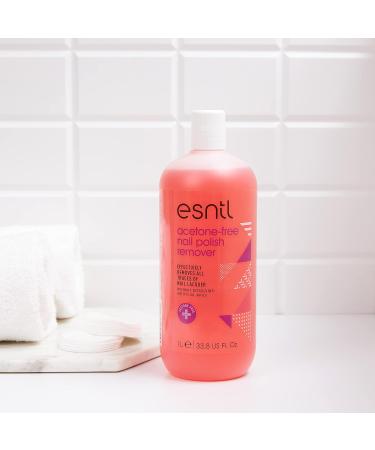  ESNTL Acetone-free nail polish remover | 1L x 3 | Super strong formula | Approved by British beauty salons - Buy Online on GoSupps.com