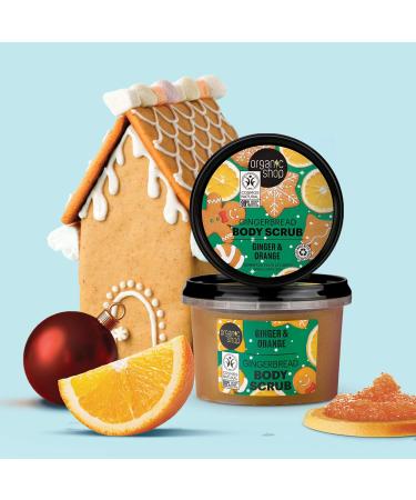 Organic Shop Gingerbread Body Scrub Ginger and Orange (250ml) Gingerbread 250 g (Pack of 1) - Buy Online on GoSupps.com