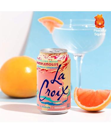 Peaceful Squirrel Variety LaCroix Sparkling Water - 16 Flavors, Naturally Essenced, 12oz Cans (Pack of 16) - Buy Online on GoSupps.com