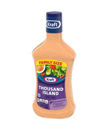 Kraft Thousand Island Salad Dressing 24 fl oz - Family Size Bottle - Buy Online on GoSupps.com