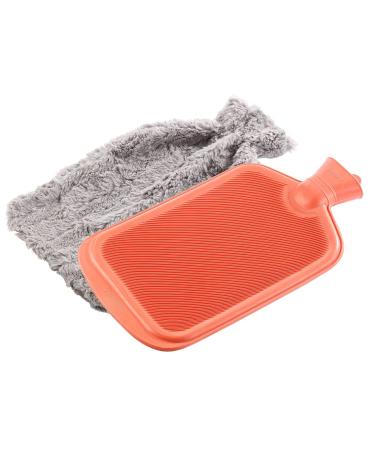 Pearl heat bottle large: XXL heat bottle with a fluffy synthetic fur cover 2.3 liters (large hot hot water bottle bed bottles hot water bottle cover)