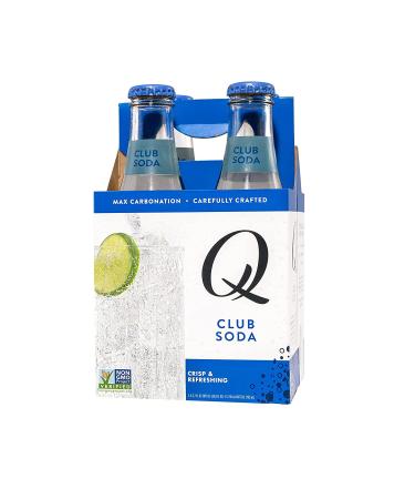 Q Mixers Premium Club Soda - 6.7 Fl Oz (Pack of 24) | Crisp and Refreshing - Buy Online on GoSupps.com