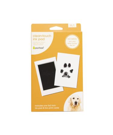 Pearhead Pet Ink Print Medium/Large Pet Ink Pad, Black